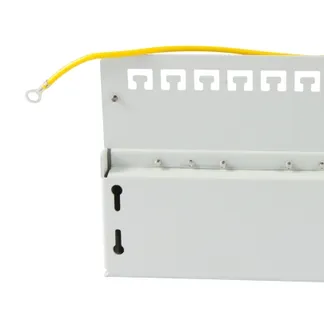 Patch Panel 8xTP, CAT6A, 500Mhz, Aufputz , Lichtgrau, LSA, Synergy 21, Patch Panel 8xTP, CAT6A, 500Mhz, Aufputz , Lichtgrau, LSA, Synergy 21,