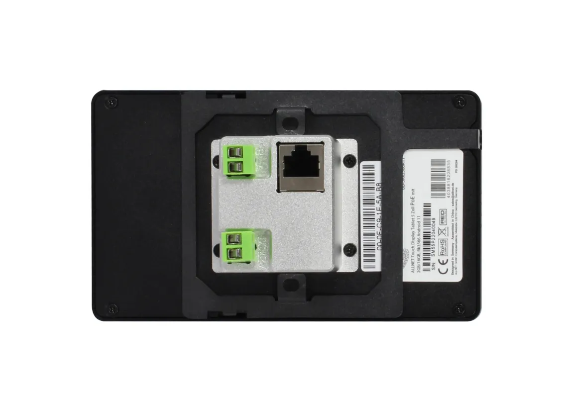 ALLNET Touch Display Tablet 5 Zoll PoE mit 4GB/32GB, RK3566 Android 13 – Bild 8