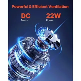 VEVOR Wohnmobil-Lüfter, Dachventilator 12 V, leistungsstarker 10-Gang-Wendelüfter mit Fernbedienung, eingebauter Gleichstrommotor, elektrischer Deckel, passend für 35,6×35,6 cm große Dachöffnungen VEVOR Wohnmobil-Lüfter, Dachventilator 12 V, leistungsstarker 10-Gang-Wendelüfter mit Fernbedienung, eingebauter Gleichstrommotor, elektrischer Deckel, passend für 35,6×35,6 cm große Dachöffnungen