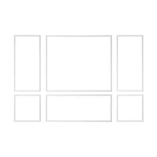 VEVOR Wandform-Set, 3er-Pack, 57,91/121,92/143 cm Stuckleisten aus Lackierbarem Polystyrol, Wasserfeste Wandleiste, Zierleiste für Wände, Friesleisten für Wohnzimmer, Schlafzimmer, Zuhause, Weiß – Bild 8