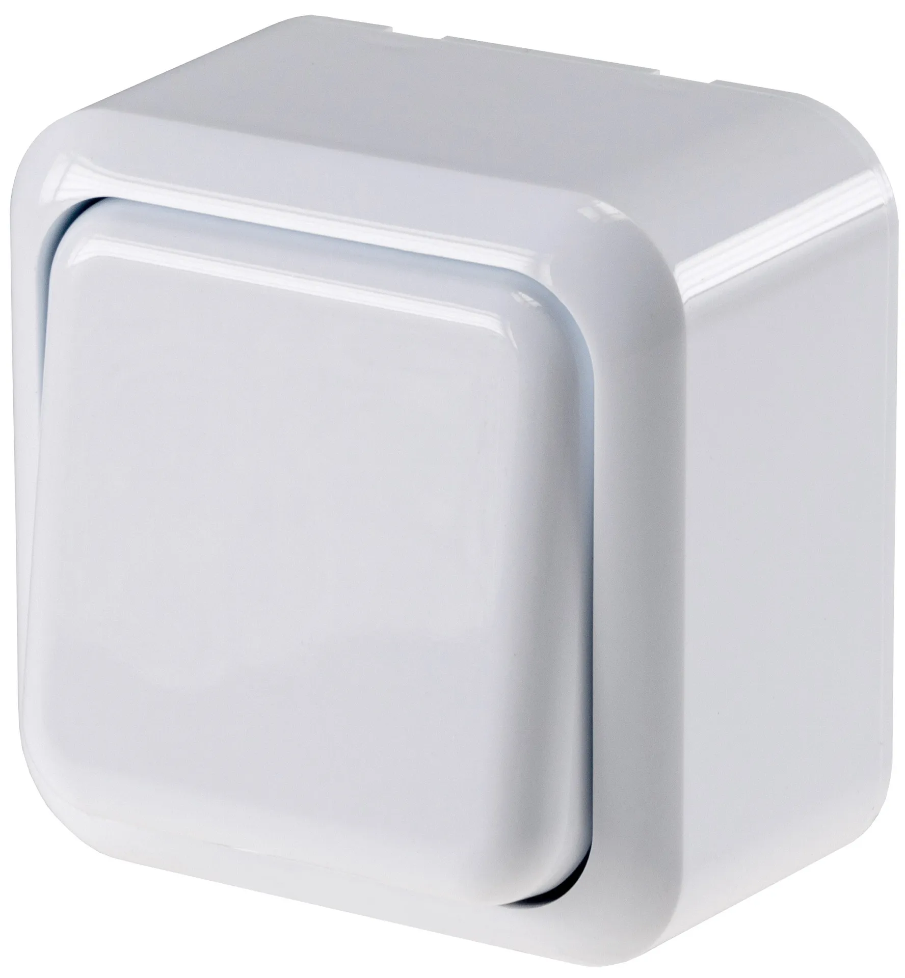 FASKO Wechsel-Schalter, AP, Weiß 250V~/ 10A, Aufputz, Schraubanschluss FASKO Wechsel-Schalter, AP, Weiß 250V~/ 10A, Aufputz, Schraubanschluss