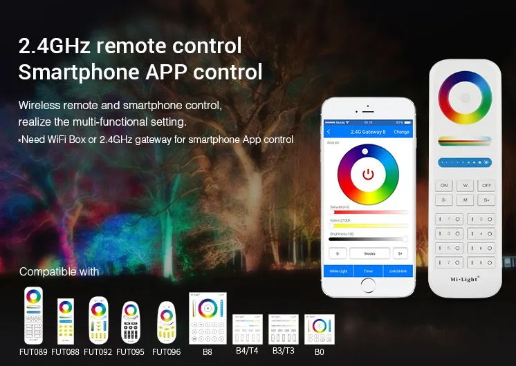 MiBoxer FUTC07 LED Flächenstrahler 100W RGB-WW (RGB-CCT) IP65 230V 25° MiBoxer FUTC07 LED Flächenstrahler 100W RGB-WW (RGB-CCT) IP65 230V 25°