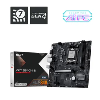 MSI PRO B840M-B Motherboard AMD B840 Sockel AM5 micro ATX MSI PRO B840M-B Motherboard AMD B840 Sockel AM5 micro ATX