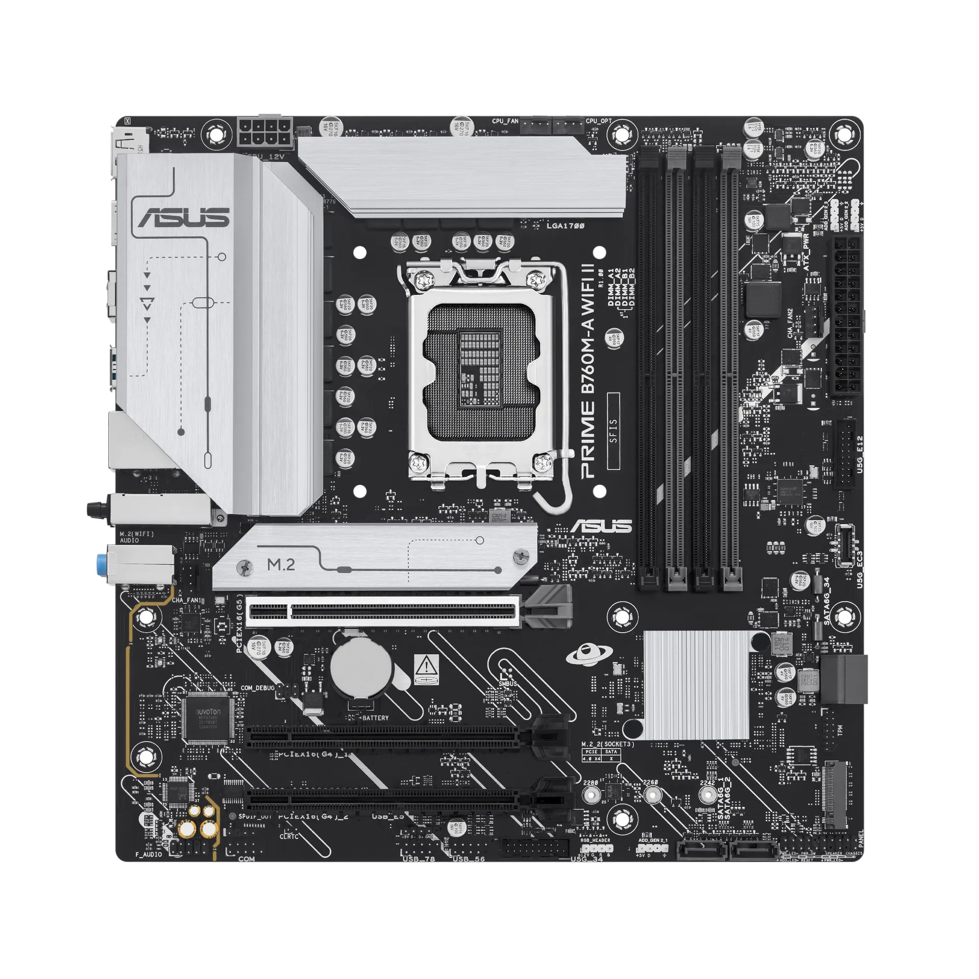 ASUS PRIME B760M-A WIFI II Intel B760 LGA 1700 micro ATX ASUS PRIME B760M-A WIFI II Intel B760 LGA 1700 micro ATX