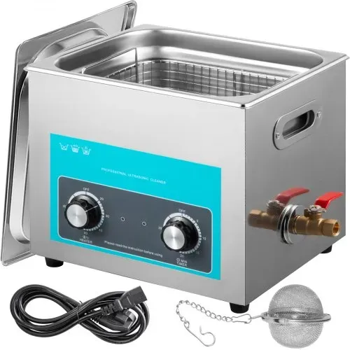 VEVOR Knob Control Ultrasonic Ultraschallreiniger 10L, Ultraschall Reinigungsgerät, Schmuckreiniger Ultraschall digitaler Ultraschallreiniger Ultraschallreinigungsgerät Brille Schmuck Reinigung – Bild 7