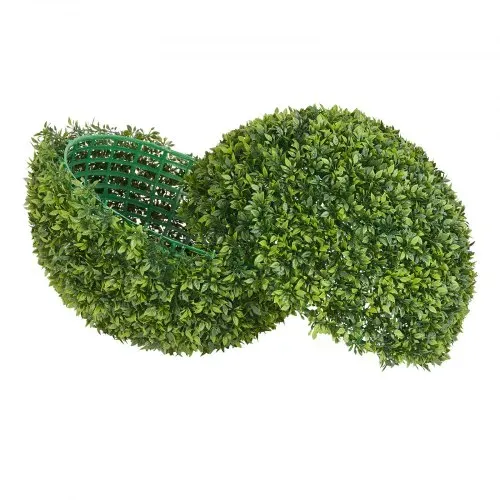 VEVOR Buchsbaumkugel, 584 mm, Formschnitt-Ball, Kunstpflanze, Dekopflanze, Buchskugel, einfache Montage für Veranda, Außenterrasse, Garten, Balkon, Hinterhof & Innenbereich, Zuhause, Hochzeit – Bild 8