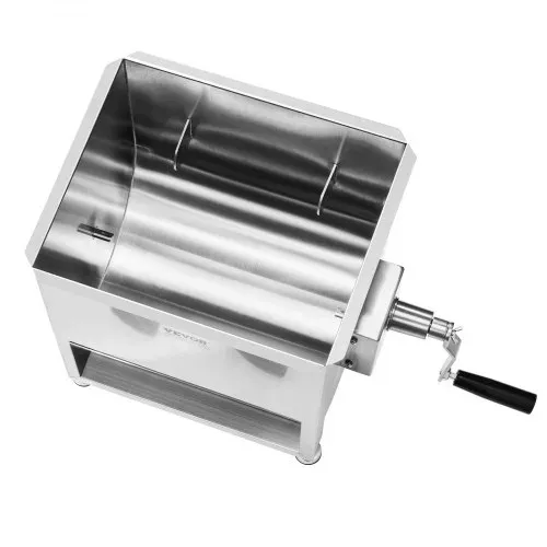 VEVOR manueller Fleischmischer 30 L Fleischverarbeitungsgerät (maximales Mischen von 20,4 kg Fleisch), Fleischmischer aus Edelstahl, Wurstmischer mit Untersetzungsgetriebe, Handmixer für Hackfleisch – Bild 10