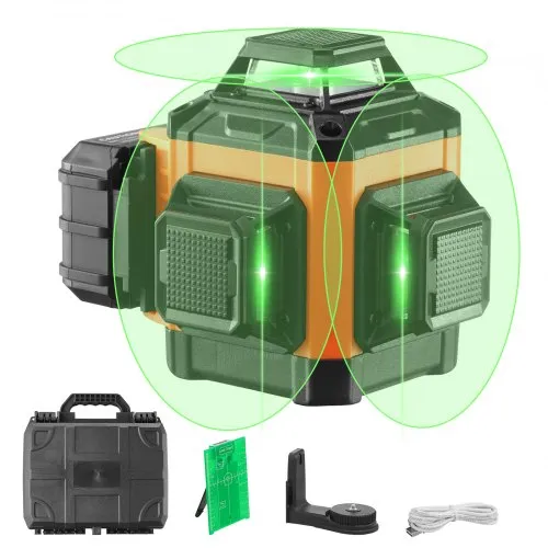 VEVOR Kreuzlinienlaser 30m Lasernivellier Selbstnivellierend Linienlaser 520nm±10nm Laserwellenlänge Baulaser ±0,28cm bei 10m Kreuzlaser ±3° 8 Std Dauerarbeitszeit inkl. Lithiumbatterie Typ-C-Leitung VEVOR Kreuzlinienlaser 30m Lasernivellier Selbstnivellierend Linienlaser 520nm±10nm Laserwellenlänge Baulaser ±0,28cm bei 10m Kreuzlaser ±3° 8 Std Dauerarbeitszeit inkl. Lithiumbatterie Typ-C-Leitung