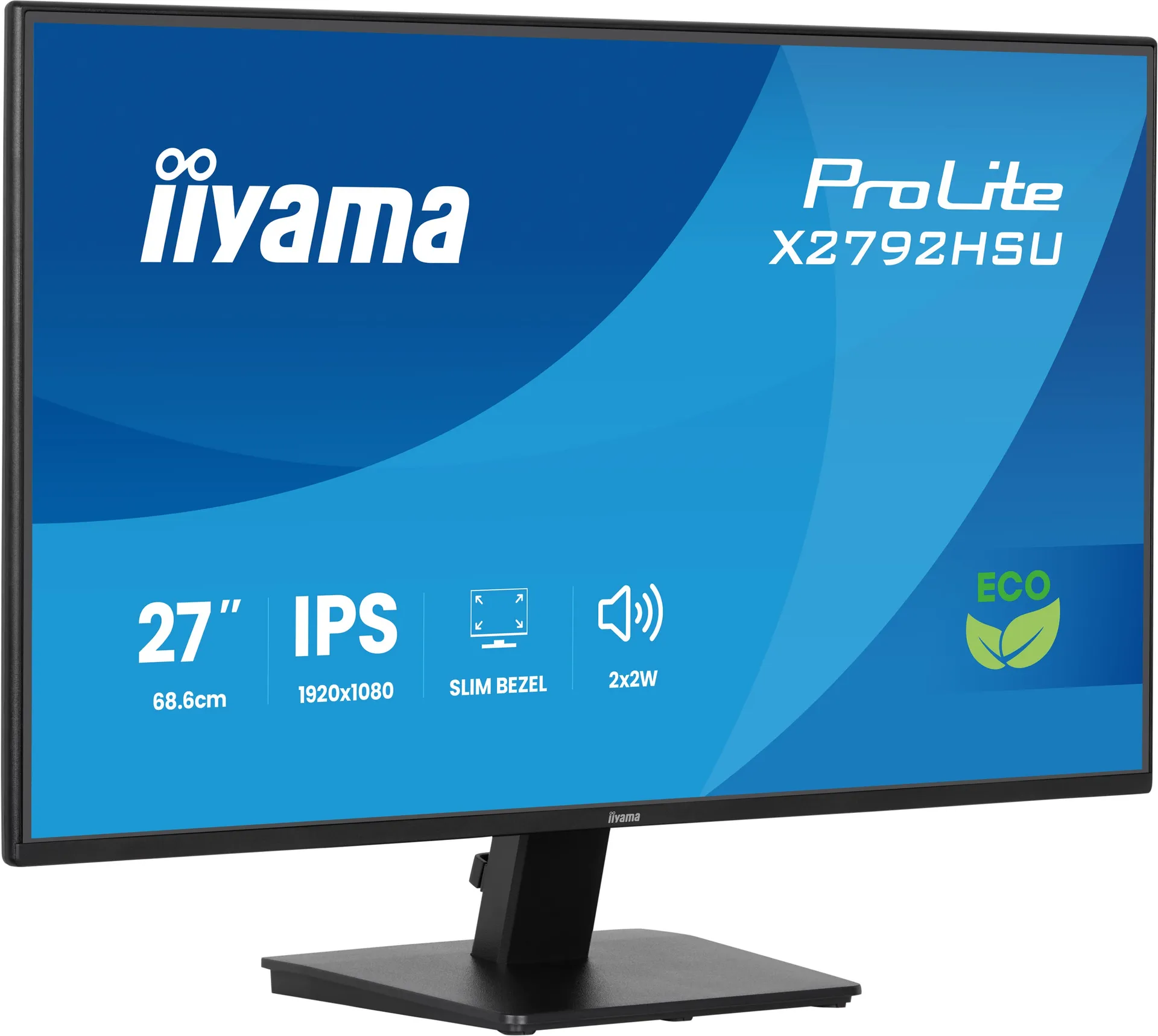 iiyama ProLite 27″ IPS Full-HD-Panel mit 4-seitigem Slim-Bezel und Energieeffizienzklasse B iiyama ProLite 27″ IPS Full-HD-Panel mit 4-seitigem Slim-Bezel und Energieeffizienzklasse B