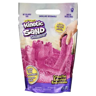 Kinetic Sand – 907 g Beutel Schimmer Pink, original magischer Sand aus Schweden für kreatives Indoor-Sandspiel, fördert Feinmotorik und Fantasie, wiederverschließbarer Beutel, für Kinder ab 3 Jahren Kinetic Sand – 907 g Beutel Schimmer Pink, original magischer Sand aus Schweden für kreatives Indoor-Sandspiel, fördert Feinmotorik und Fantasie, wiederverschließbarer Beutel, für Kinder ab 3 Jahren