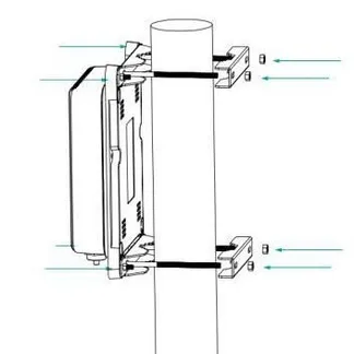 ALLNET Switch unmanaged outdoor 3 Port Gigabit 100W zbh. Mast-Montage/Pole-Mount Kit ALLNET Switch unmanaged outdoor 3 Port Gigabit 100W zbh. Mast-Montage/Pole-Mount Kit