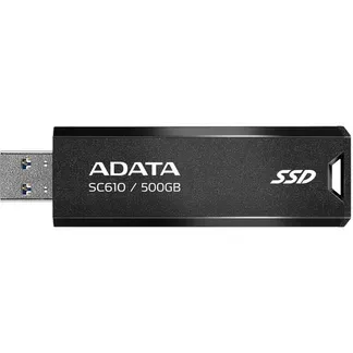 ADATA SC610 500 GB USB Typ-A 3.2 Gen 2 (3.1 Gen 2) Schwarz ADATA SC610 500 GB USB Typ-A 3.2 Gen 2 (3.1 Gen 2) Schwarz