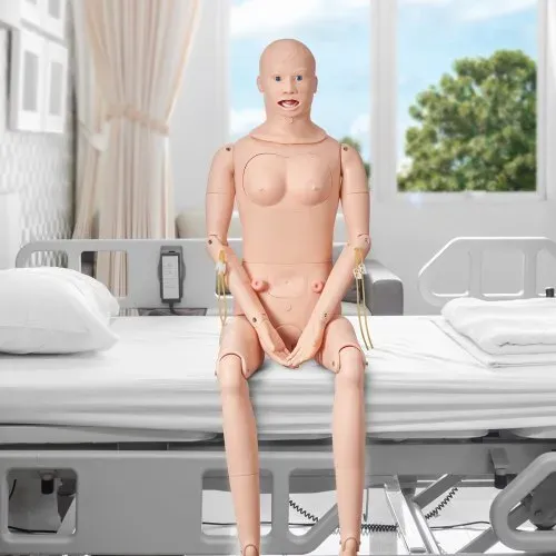 VEVOR Unisex Krankenpflege Übungspuppe Multifunktional Patientenversorgungssimulator 1750 x 440 x 230 mm, Multifunktionale Pflege Ausbildung Pflege-Trainingspuppe Gleichmäßige Skalenformen Übungspuppe – Bild 7