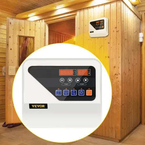 VEVOR 400V Sauna-Heizungssteuerung Saunaofen Digital Controller, Saunaofen Digital Controller Anzeige mit externer steuerung 25 x 22 x 7,6 cm Externe Digital Controller für Hotels und Fitnessstudios – Bild 7