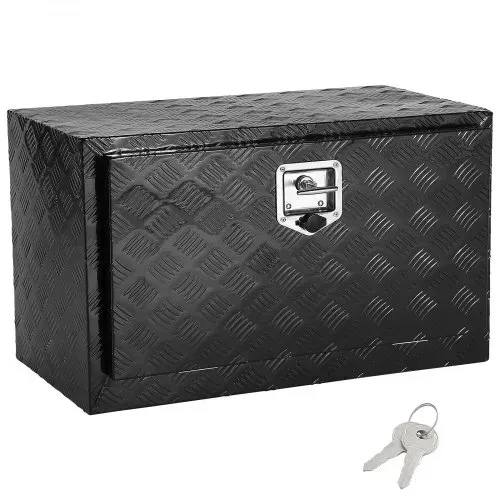 VEVOR Truckbox Werkzeugbox, Unterboden-Anhängerbox, Werkzeugkasten 760 x 432 x 457 mm Pickup-Aufbewahrungsbox, Aluminiumlegierung, 30 kg belastbarer Werkzeugkasten, abschließbare Aufbewahrungsbox – Bild 8