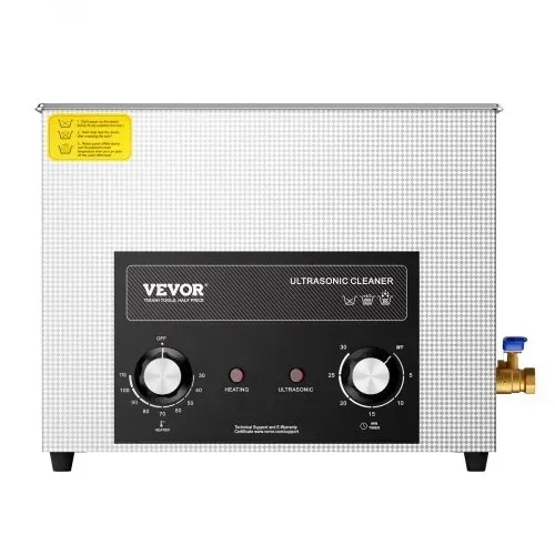 VEVOR 15 L Ultraschallreiniger mit Heiztimer & Korb professionelle digitale Schallkavitationsmaschine, 360 W Reinigungsmaschine für Laborwerkzeuge Metallteile Vergaser Messing Autoteile Motorteile – Bild 10