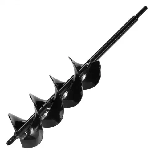 VEVOR Erdbohrer für Bohrmaschine, Ø 8x41 cm Gartenbohrer, für 3/8-Zoll-Sechskant-Bohrer, Pfahlbohrer, Erdlochbohrer, Lochbohraufsätze zum Graben von Gartenpfostenlöchern und Zäunen – Bild 9