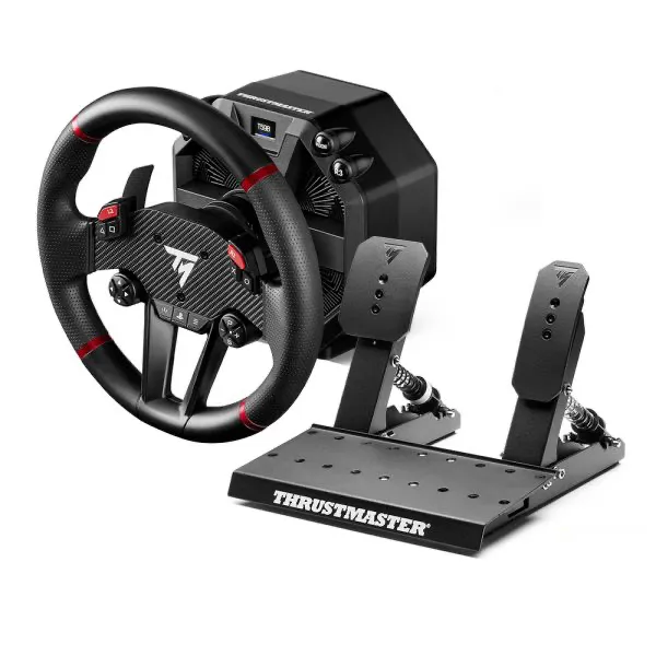 Thrustmaster T598 Schwarz, Rot USB Lenkrad + Pedale Analog / Digital PC, PlayStation 4, PlayStation 5 Thrustmaster T598 Schwarz, Rot USB Lenkrad + Pedale Analog / Digital PC, PlayStation 4, PlayStation 5