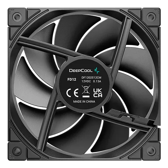 DeepCool FD12 Computergehäuse Ventilator 12 cm Schwarz 1 Stück(e) – Bild 3