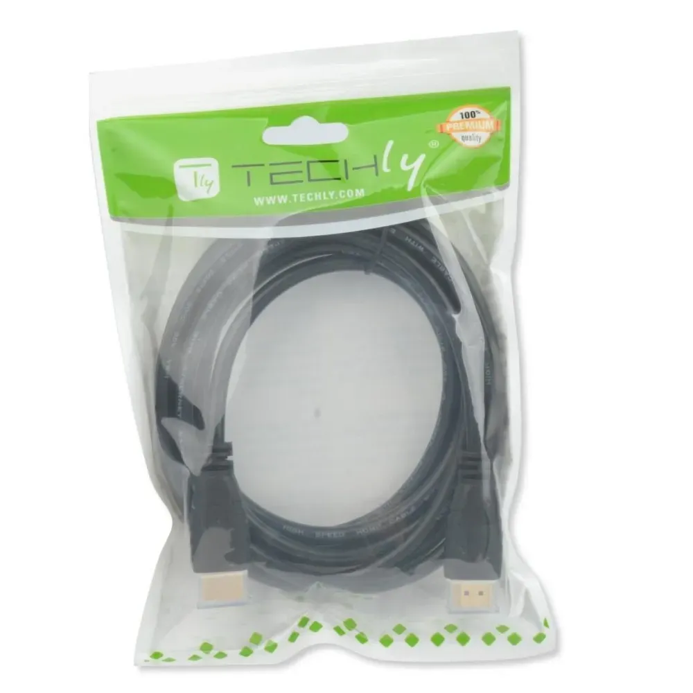 Techly ICOC HDMI2-4-030 HDMI-Kabel 3 m HDMI Typ A (Standard) Schwarz – Bild 2