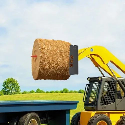 VEVOR Kompaktlader, 1814 kg Nenntragfähigkeit, 1150 mm Palettengabelrahmenaufsätze mit 50,8 mm Anhängerkupplung und Speerhülsen, passend für Lader-Traktoren mit Schnellbefestigung, nur Rahmen – Bild 7