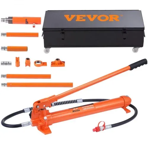 VEVOR Hydraulischer Wagenheber Luftpumpe 20 t, Lufthydraulischer Heber 145 mm Hub Rot, inkl. 100 / 300 / 500 mm Verlängerungsstange, Elektrostatisches Pulversprühen Hydraulikzylinder Autoreparatur VEVOR Hydraulischer Wagenheber Luftpumpe 20 t, Lufthydraulischer Heber 145 mm Hub Rot, inkl. 100 / 300 / 500 mm Verlängerungsstange, Elektrostatisches Pulversprühen Hydraulikzylinder Autoreparatur