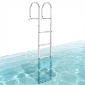 VEVOR Dockleiter, 5 abnehmbare Stufen, Tragkraft 227 kg. Aluminium-Ponton-Bootsleiter mit 8 cm breiten Stufen und rutschfesten Designstufen zum Einsteigen in Boote/Seen/Pools/Ozeane VEVOR Dockleiter, 5 abnehmbare Stufen, Tragkraft 227 kg. Aluminium-Ponton-Bootsleiter mit 8 cm breiten Stufen und rutschfesten Designstufen zum Einsteigen in Boote/Seen/Pools/Ozeane