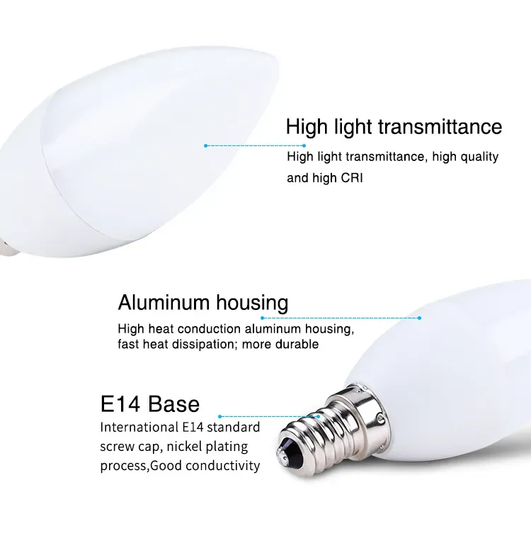 MiBoxer FUT108 LED Retrofit E14 4W RGB-WW (RGB-CCT) Candle Light – Bild 4