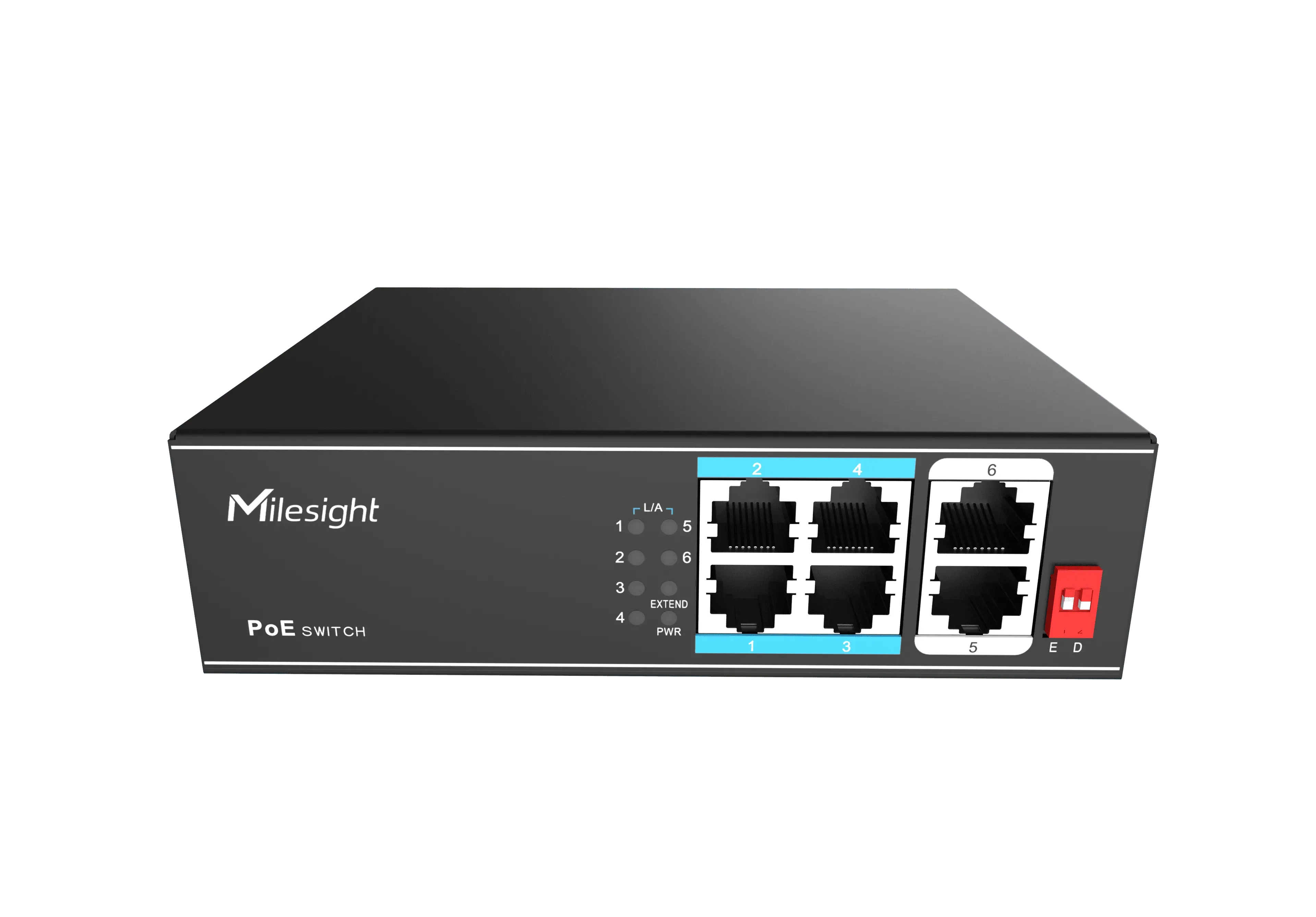 Milesight IoT Milesight 4-Port PoE Switch, MS-S0204-EL – Bild 4