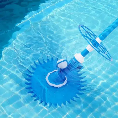 VEVOR Poolsauger mit Saugfunktion, Poolstaubsauger Poolreiniger mit Saugseite, Poolkehrmaschine mit 12 Schläuchen, geeignet für Einbaupools und Aufstellpools bis zu 6,1 x 10,7 m blau – Bild 7