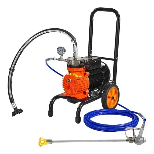 VEVOR Airless-Farbspritzgerät mit Membran, 900 W effizientes Airless-Farbspritzgerät mit Wagen, 1800 psi Airless-Farbspritzgerät, mit Verlängerungsstang, 1,8 L/min Hochdruck Airless Farbsprühsystem – Bild 8