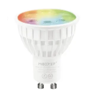 MiBoxer FUT103 LED Retrofit GU10 4W RGB-WW (RGB-CCT) Spot 2.4G MiBoxer FUT103 LED Retrofit GU10 4W RGB-WW (RGB-CCT) Spot 2.4G