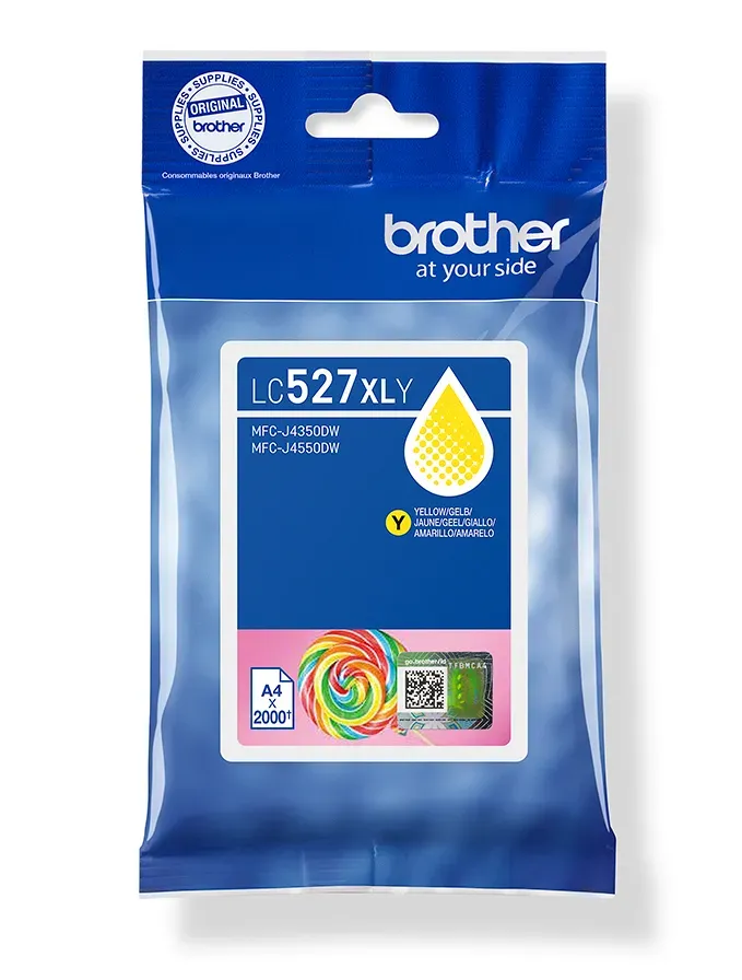 Brother LC527XLY Druckerpatrone 1 Stück(e) Original Hohe (XL-) Ausbeute Gelb Brother LC527XLY Druckerpatrone 1 Stück(e) Original Hohe (XL-) Ausbeute Gelb