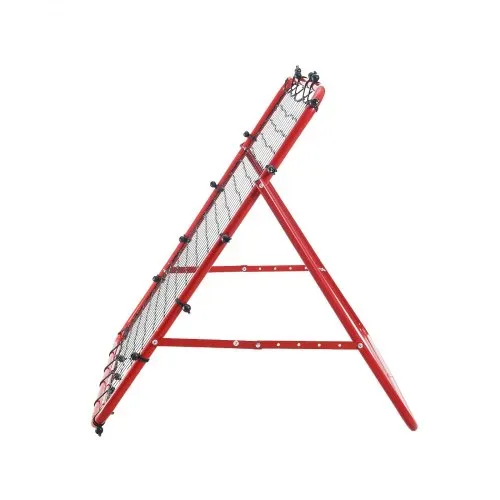 VEVOR Fußball Rebound Netz Tragbares Prellwand Fußball 48 x 48 mm, Rebounder Fußball Eisenrohr & PE-Netz Kinder & Jugendliche Fußballtor Rebounder Kicker für Fußball Training – Bild 9