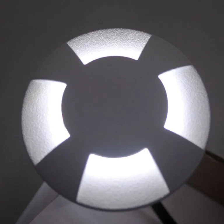 Synergy 21 LED Bodeneinbaustrahler ARGOS rund Segment-4 IP67 ww - braun – Bild 3