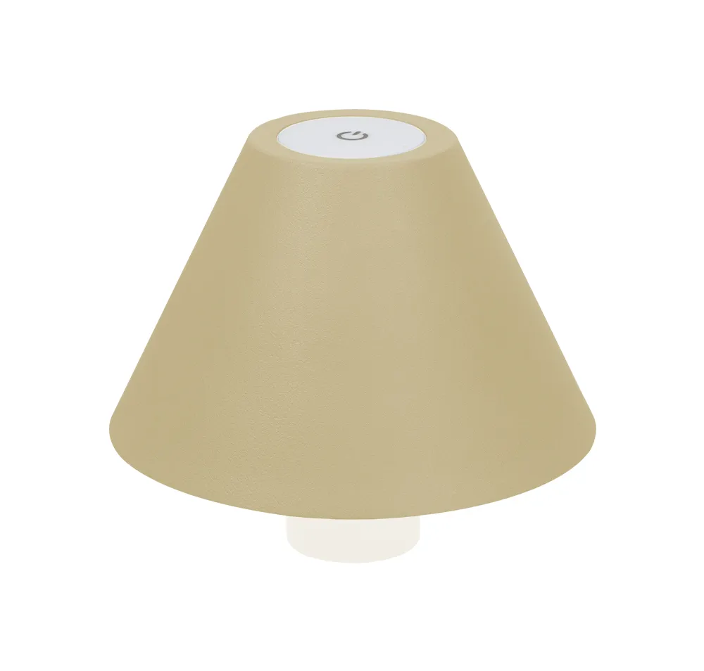 Synergy 21 LED Tischleuchte Akku für Flaschen, outdoor IP54, Touch Switch dimmbar, gelb – Bild 2