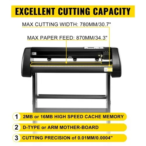 VEVOR 38 x 38 cm Heißpresse Maschine 5 in 1 Transferpresse Hitzepressemaschine und 870 mm Vinyl Schneideplotter Schneideplotter Desktop Maschine (38 x 38 cm) – Bild 2