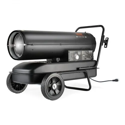 VEVOR Kerosin-/Diesel-Warmluftheizung, 100.000 BTU Torpedo-Raumheizer, tragbar mit Thermostatregelung, 38-Liter-Tank, effizienter Kerosinheizer für den Innen- und Außenbereich für Zuhause, Baustelle, Industrie, Werkstätten, Schwarz VEVOR Kerosin-/Diesel-Warmluftheizung, 100.000 BTU Torpedo-Raumheizer, tragbar mit Thermostatregelung, 38-Liter-Tank, effizienter Kerosinheizer für den Innen- und Außenbereich für Zuhause, Baustelle, Industrie, Werkstätten, Schwarz
