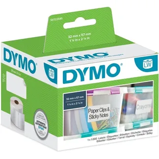 LabelWriter ORIGINAL Vielzwecketiketten 32x57mm, 1 Rolle mit 1000 Etiketten LabelWriter ORIGINAL Vielzwecketiketten 32x57mm, 1 Rolle mit 1000 Etiketten