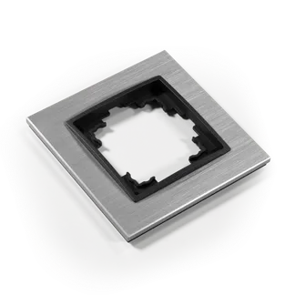 Rahmen McPower “Flair“, 1-fach, silbernes Aluminium Rahmen McPower “Flair“, 1-fach, silbernes Aluminium