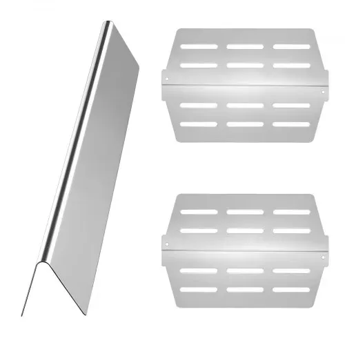 VEVOR 5 Flavorizer Bars + 2 Heizplatten, Aromaschienen Flammenverteiler für Grills (Weber Genesis 300-Serie), einschließlich E310 E320 E330 S310 S320 S330, dickere Heizplatte aus Edelstahl – Bild 9