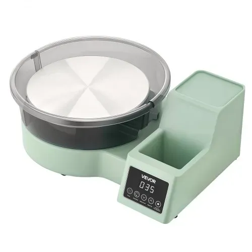 VEVOR Töpferscheibe Elektrisch 450 W, Töpferdrehmaschine 28 cm Drehteller (Aluminium), Töpfermaschine mit Fußpedal & 30–300 U/min Einstellbarer Drehzahl & PP-Gehäuse, für Anfänger DIY-Tonkunst, Grün – Bild 10