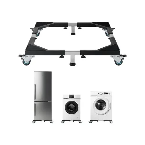 VEVOR Kühlschrankständer, mobile Basis, 540 kg Tragkraft, Waschmaschinenständer mit 8 feststellbaren Zwillingsrädern & 4 Bremsen, 58-93 cm Möbelwagen für Waschmaschine, Kühlschrank & Trockner VEVOR Kühlschrankständer, mobile Basis, 540 kg Tragkraft, Waschmaschinenständer mit 8 feststellbaren Zwillingsrädern & 4 Bremsen, 58-93 cm Möbelwagen für Waschmaschine, Kühlschrank & Trockner