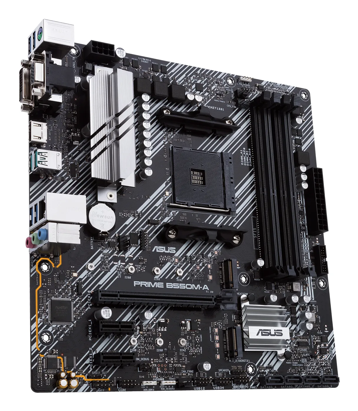 ASUS Prime B550M-A/CSM AMD B550 Sockel AM4 micro ATX – Bild 5