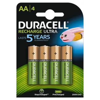 Duracell 4xAA Wiederaufladbarer Akku AA Duracell 4xAA Wiederaufladbarer Akku AA
