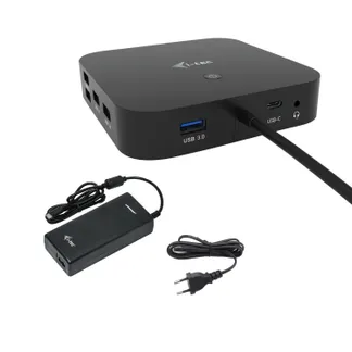 i-tec USB-C HDMI DP Docking Station with Power Delivery 100 W + Universal Charger 100 W i-tec USB-C HDMI DP Docking Station with Power Delivery 100 W + Universal Charger 100 W