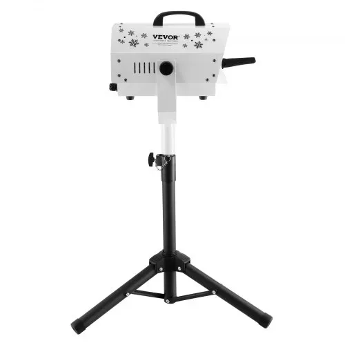 VEVOR Schneemaschine, 1200 W, Schnee Maschine mit höhenverstellbarem Ständer, Schneeflockenmaschine mit kabelloser Fernbedienung, Kunstschneeerzeuger für Weihnachtsfeiern, Hochzeitsbühneneffekte – Bild 8