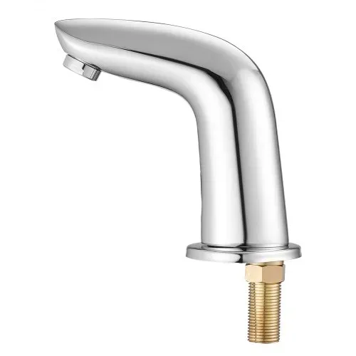 VEVOR berührungsloser Waschtischhahn (verchromtes Silber G112M) Badezimmer, Waschtischarmatur Sensorhahn mit Lochabdeckung, batteriebetriebener Wasserhahn Toilettenhahn Waschbeckenarmatur – Bild 9