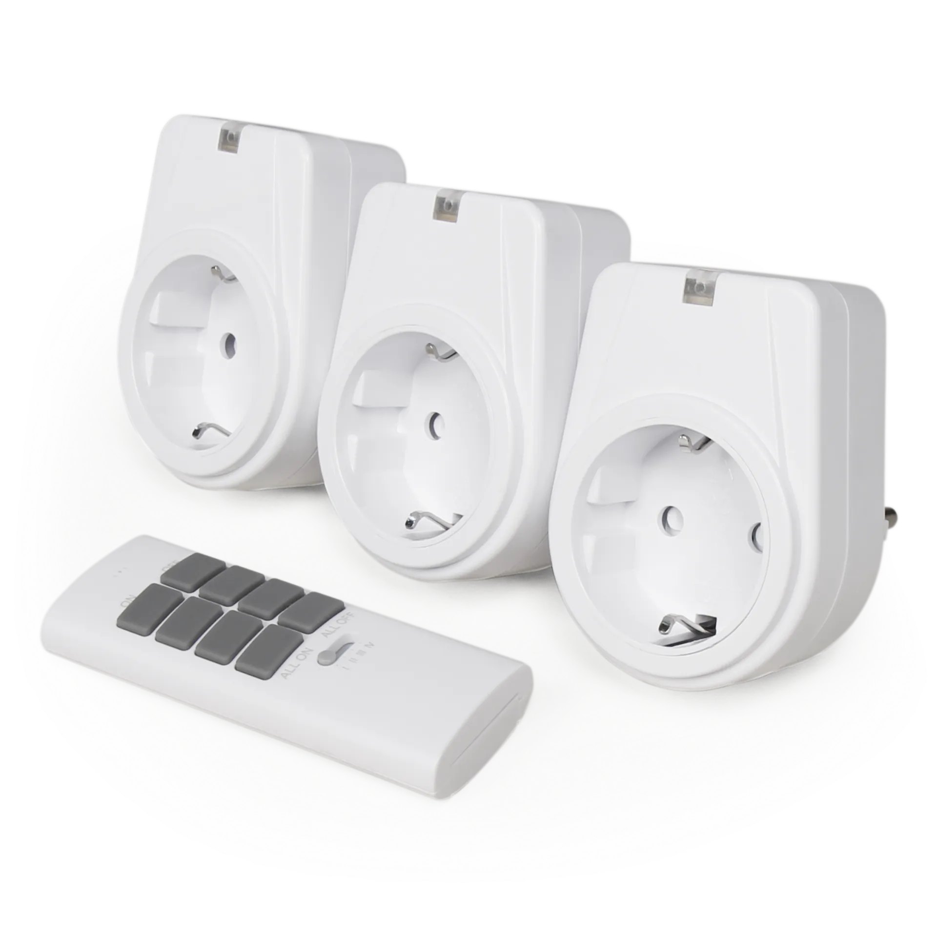 Funksteckdosen-Set McPower “Comfort“ 3 Steckdosen + 1 Fernbedienung Funksteckdosen-Set McPower “Comfort“ 3 Steckdosen + 1 Fernbedienung