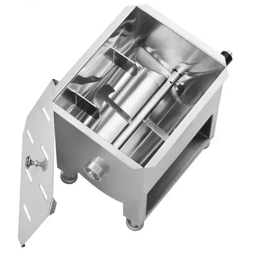 VEVOR manueller Gastro Fleischmischer 10 L Fleischverarbeitungsgerät (maximales Mischen von 6,8 kg Fleisch), Fleischmischer aus Edelstahl, Wurstmischer mit Deckel und Griff, Handmixer für Hackfleisch – Bild 10